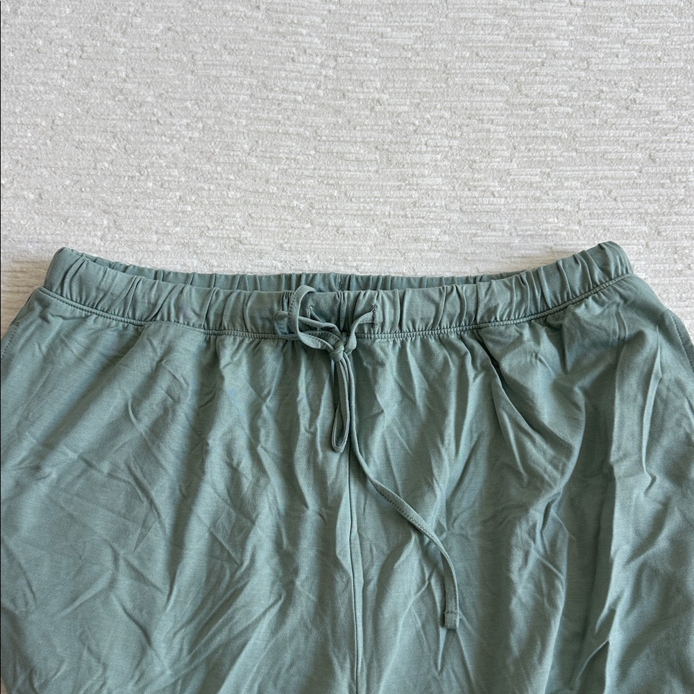 Soft Knit Lounge Pants and Matching Tee in Sage Green NWT - Picture 4 of 6